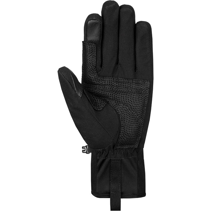 Жіночі лижні рукавички Reusch Trooper Touch-tec, теплі, водонепроникні, дихаючі, чорні/сріблясті, розмір 6