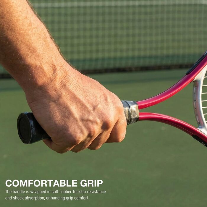 Тенісний ракетковий спортивний інвентар EVTSCAN, 27 дюймів, професійний, з алюмінієвого сплаву, для початківців та досвідчених гравців