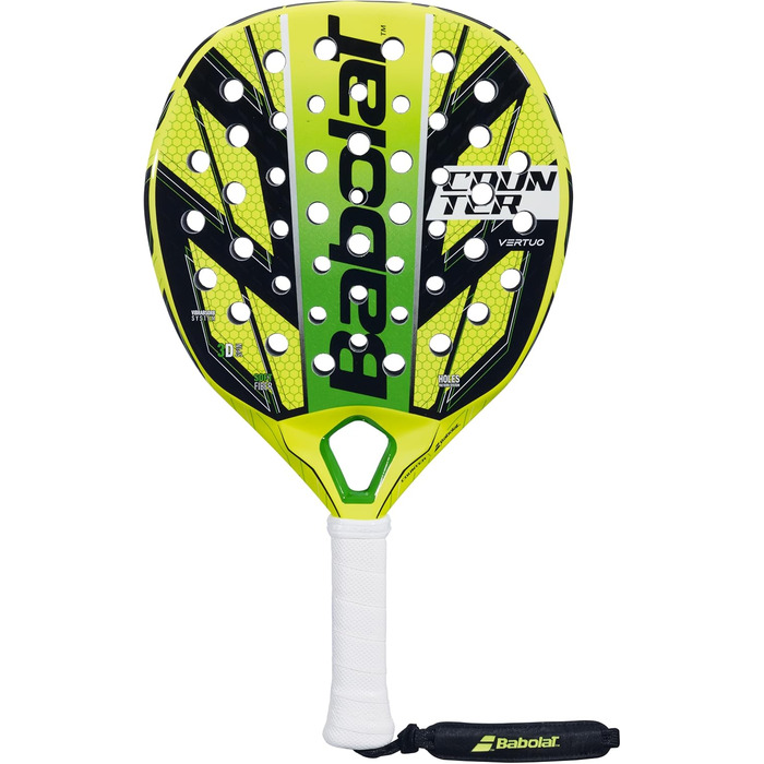Падельна ракетка Babolat, універсальна, жовта-чорна-біла-зелена