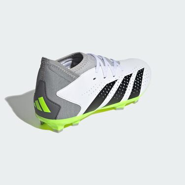 Дитячі футбольні бутси adidas Predator Accuracy.3 FG для жорсткого ґрунту (30.5 EU, білий, чорний, лимонний)