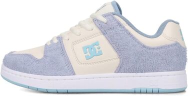 DC Shoes Manteca 4: жіночі шкіряні кросівки (37.5 EU, блакитно-білі)