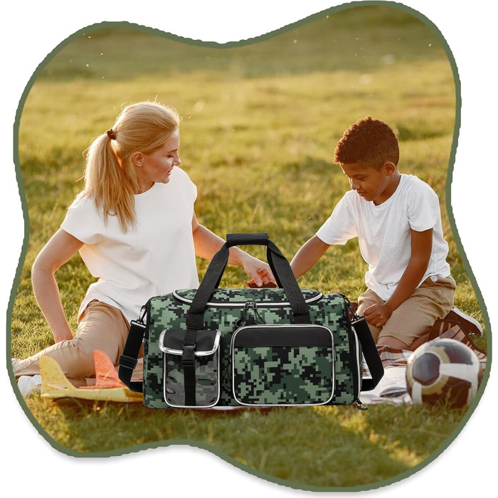 Дитяча спортивна сумка HTGROCE з відділенням для взуття. Сумка для плавання, подорожей для дівчаток. Кольори: білий (A), зелений (B)