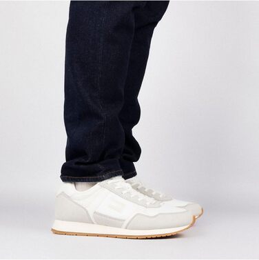 Кросівки Tommy Jeans Runner Casual Low Top для чоловіків, білі (White Ecru), розмір 44 EU