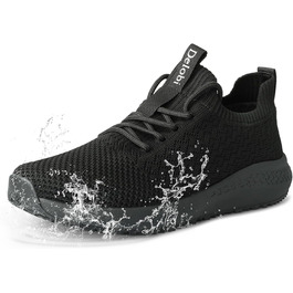 Кухонні черевики для жінок: дихаючі, антиковзкі, зручні, для ресторану, лікарні, догляду. Безпечні черевики з неслизькою підошвою, чорні, 43 EU