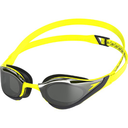 Окуляри для плавання Speedo Fastskin Pure Focus | Змагальні окуляри | Антизапітніння | Водонепроникні, Жовтий/Кобальт/Смарагдовий, Універсальний розмір