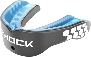 Капа Shock Doctor Gel Max для підлітків, універсальна, вуглецева