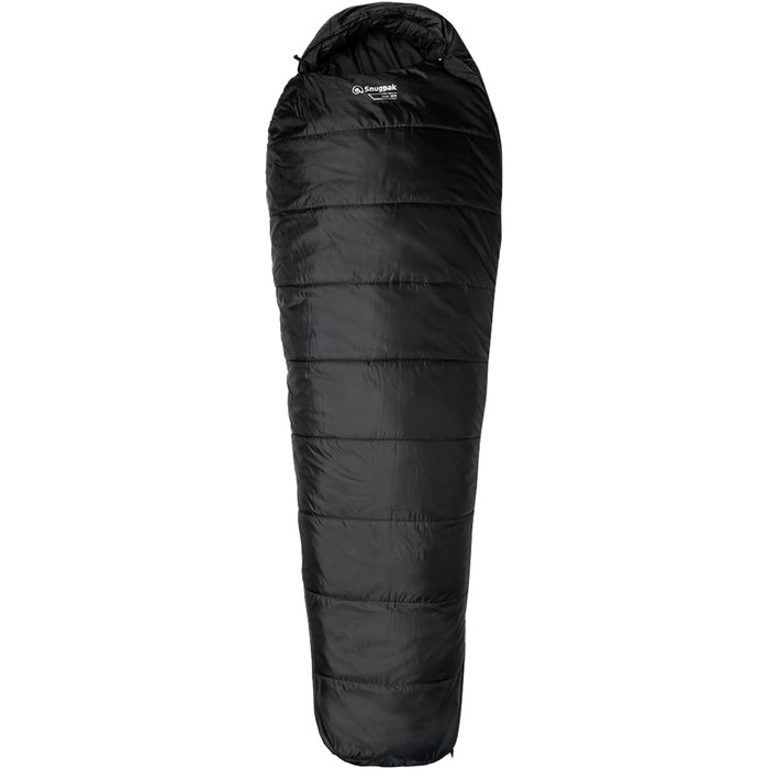 Спальний мішок Snugpak Sleeper Lite WGTE - чорний, ліва блискавка, для кемпінгу та холодної погоди