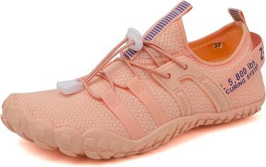 Зітоп Водні черевики для жінок та чоловіків, шкарпетки-черевики, басейн, пляж, спорт, серфінг, йога (36-46 EU), білий, сірий (39 EU, колір м'яса)