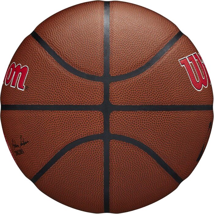 Баскетбольний м'яч Wilson TEAM ALLIANCE Atlanta Hawks, розмір 7, для залу та вулиці, синтетична шкіра