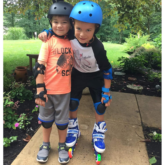 Дитячі ролики JIFAR Inliner з регулюванням розміру та підсвічуванням, розміри 30-33, 34-37, фіолетовий колір