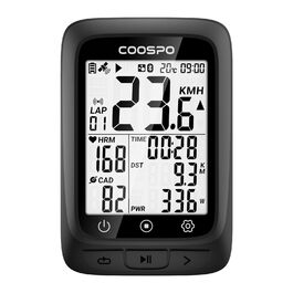 Велокомп'ютер COOPSO BC107 GPS бездротовий з Bluetooth 5.0 та ANT+, LCD 2.4