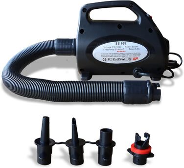 Гімнастичний надувний мат для акробатики та тренувань 3/4/5/6 метрів, 20 см заввишки, біло-блакитна. Ідеально для йоги, таekwondo, акробатики.