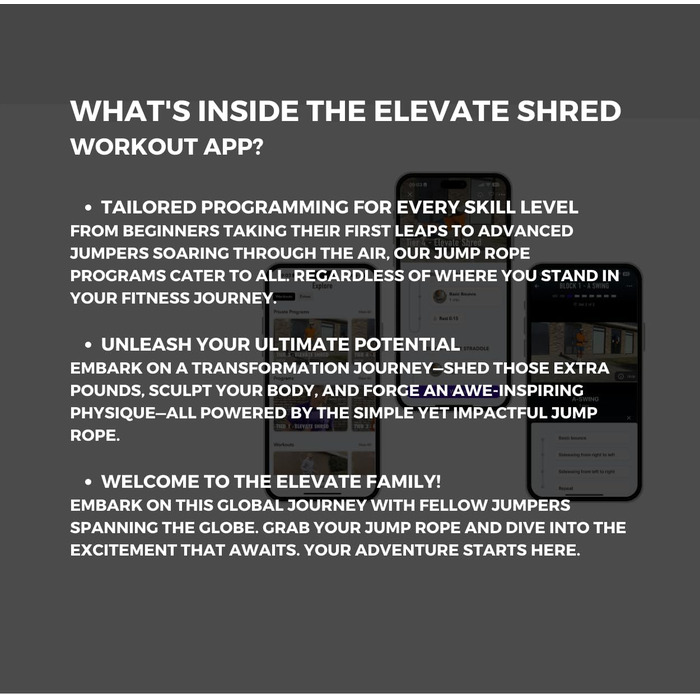 Стрибкове канат для боксерів: професійний спортивний канат Elevate Rope - регульований канат для швидкості - для боксерів та інших видів спорту - для занять в приміщенні та на вулиці - фітнес-канат (Помаранчевий/Чорний)