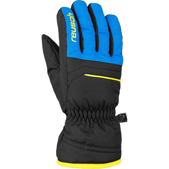 Дитячі футзальні кросівки Reusch Alan Junior (Чорний/Блакитний/Жовтий), розмір 6