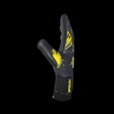 Дитячі та юнацькі воротарські рукавички Torwarthandschuhe: дихаючі та зручні рукавички з латексного піноматеріалу для хлопчиків, дівчаток та юніорів (розмір 5, чорний)