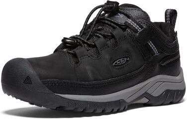 KEEN Targhee Low - водонепроникні трекінгові черевики для дітей (32/33 EU, Black Steel Grey)