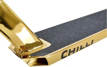 Трюковий самокат Chilli Pro Reaper 84 см, золото-чорний