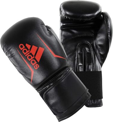 Боксерські рукавички Adidas Speed 50, чорні/золоті, 4oz