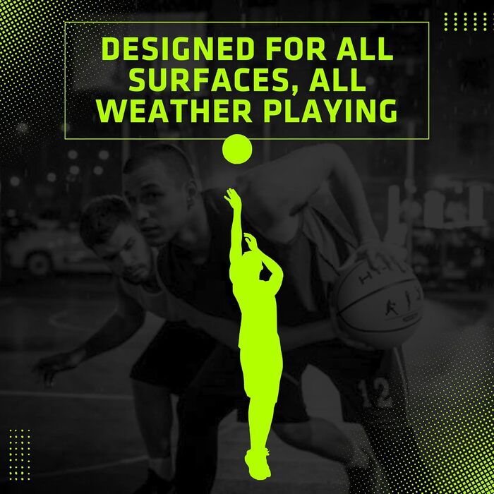 М'яч для баскетболу Hy-Pro, спортивний, тренувальний, помаранчевий, розмір 5