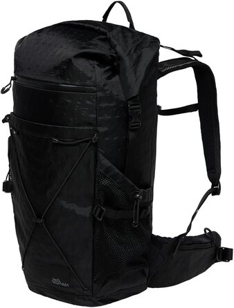 Рюкзак Jack Wolfskin Wandermood Rolltop 30 л унісекс, для туризму, чорний