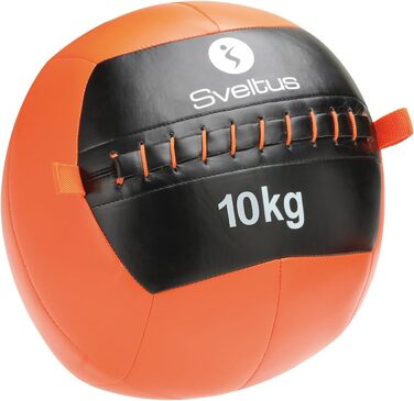 Медичний м'яч Sveltus 10 кг, діаметр 35 см, для кросфіту та фітнесу