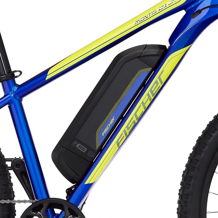 Електровелосипед FISCHER Montis/Terra 2.1 Junior, 38 см, для жінок і чоловіків, гірський, задній мотор 45 Нм, акумулятор 48 В
