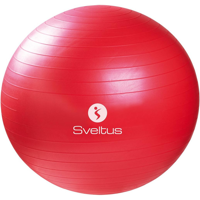 Фітбол Sveltus червоний 65 см для фітнесу та йоги