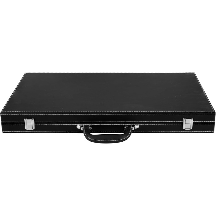 Набір для гри в шашки Engelhart Deluxe 21 дюйм (54 см) - якісні матеріали, перламутрові фішки, 2 стаканчики