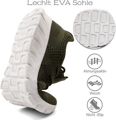 Чоловічі кросівки Damyuan: спортивні, для бігу, туризму, тенісу та фітнесу (47 EU, зелені)