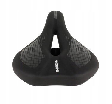 Гелеве велосипедне сідло VOID H-ROCKS — комфортне, чорне, для MTB