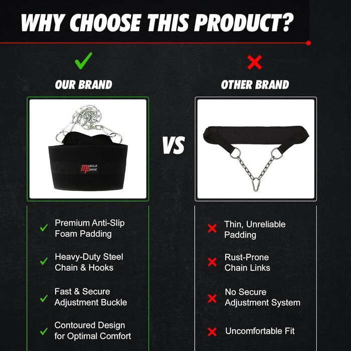 Пояс для вправ з ланцюгом 80см, сталевий ланцюг для підтягувань та віджимань на брусах | Міцний вантажний пояс для тренажерного залу та силових тренувань | Тренувальний пояс з вагою до 240кг, для додаткової ваги для чоловіків та жінок