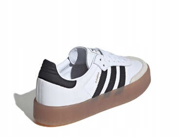 Жіночі кросівки adidas Sambae JI1349 білі, шкіряні, 38 2/3