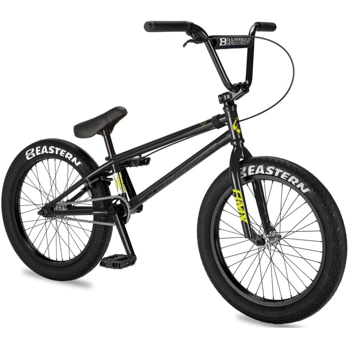 BMX велосипед Eastern Bikes Nightwasp 20 дюймів, легка хромолева рама, чорний