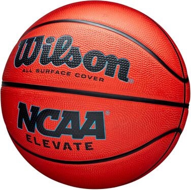 Баскетбольний м'яч Wilson NCAA Elevate VTX №6, помаранчевий, для дорослих, універсальний