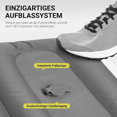 MSPORTS Кемпінговий килимок Isomatte Premium, вологостійкий, для туризму, кемпінгу та відпочинку на пляжі (сріблясто-сірий)