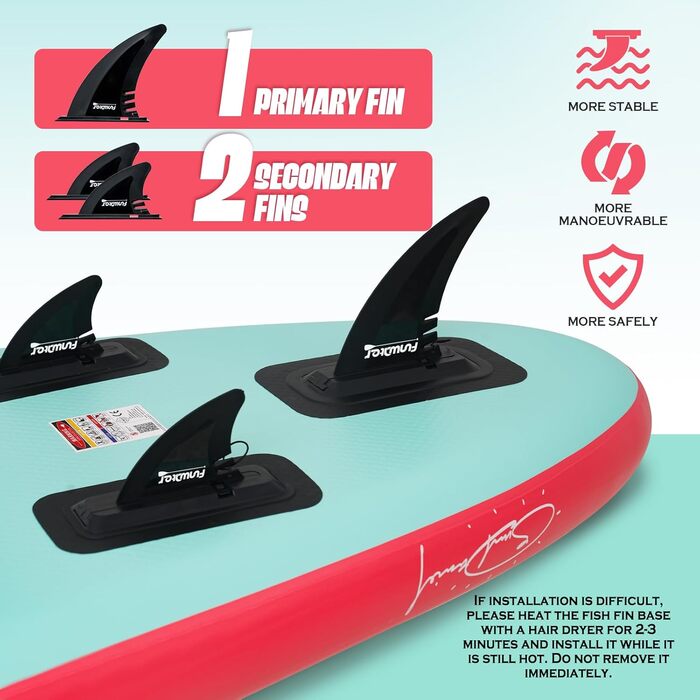 SUP дошка FunWater надувна з повним комплектом аксесуарів (весло, насос, рюкзак, ліш, гермосумка) - Зелено-біла, розмір M