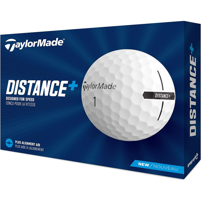 Гольф-м'ячі TaylorMade Distance+ для дальніх ударів