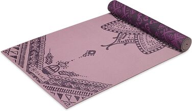 Килимок для йоги Gaiam преміум 6 мм, двосторонній, нековзний, для йоги, пілатесу та фітнесу, 172,7×61 см
