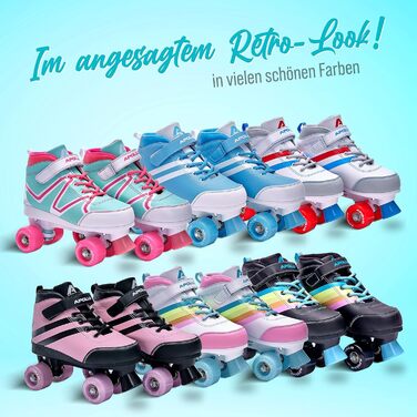 Дитячі ролики Apollo Disco Roller Soft з регульованим розміром, комфортні жіночі ролики, ролики для дівчаток та жінок 31-42, трендові ролики для дітей та дорослих M (35-38) Рожевий Revolution