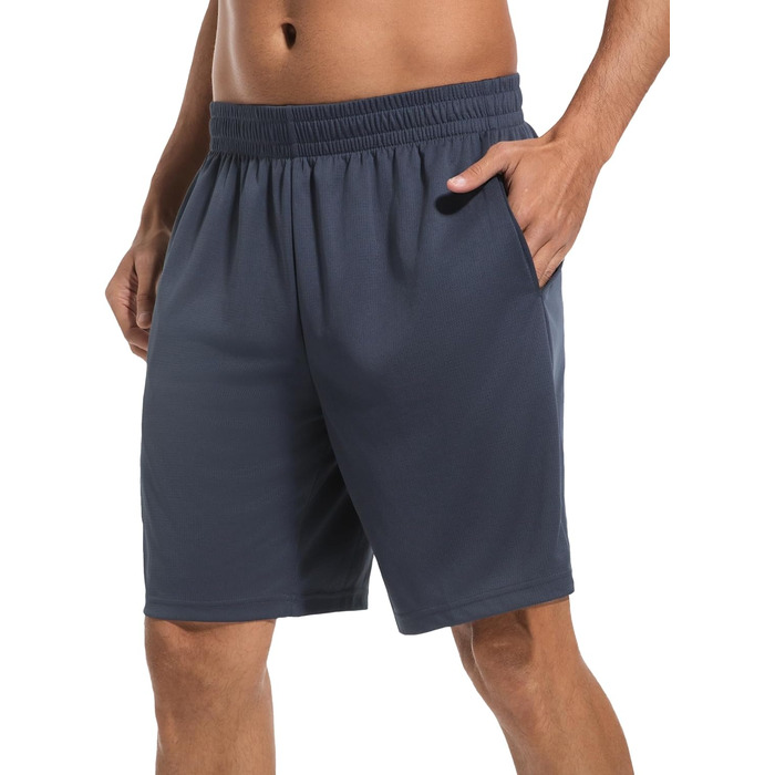 Шорти баскетбольні чоловічі OYGSieg, спортивні шорти з кишенями, швидковисихаючі, для тренувань, бігу, повсякденного носіння, комплект 6 шт. (XXL)