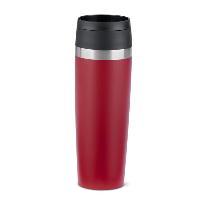 Термокухоль Emsa Classic N2023850 з кришкою 360°, 0.5 л, нержавіюча сталь, порошкове покриття, Petrol Blau
