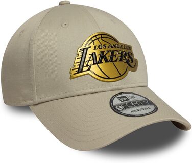 Кепка New Era 9Forty Snapback Los Angeles Lakers — Регульована бейсболка з вигнутим візерунком, MLB/NBA, один розмір