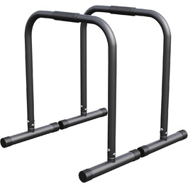 Паралетси GORILLA SPORTS, 2 шт, 61x38x73 см, до 200 кг, нековзкі, для віджимань, діпів, кросфіту та каллістеніки, стійки для тренувань, вибір кольору