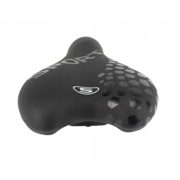 Зручне велосипедне сідло H-ROCKS 37601 для гірських велосипедів (MTB), спортивне, чорне