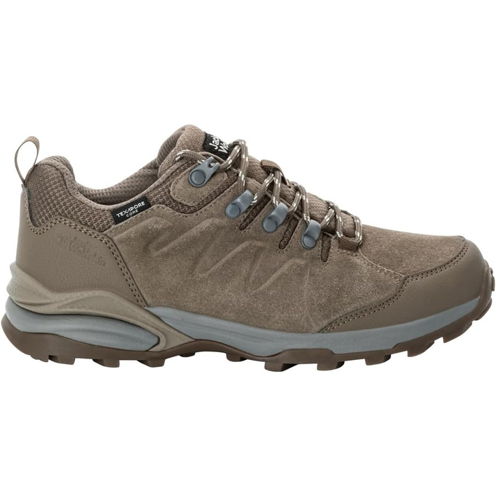 Жіночі трекінгові черевики Jack Wolfskin Refugio Texapore Low (35.5 EU, Chestnut)