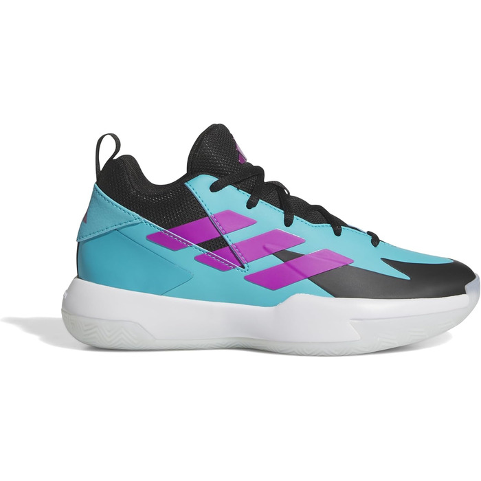Кросівки баскетбольні adidas Cross 'Em Up Select Unisex, 40 EU, Lucid Cyan/Core Black/Purple Burst