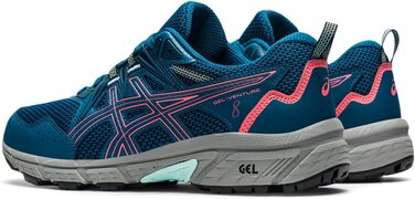 Жіночі кросівки для бігу ASICS Gel-Venture 8, 37.5 EU, кольори Deep Sea Teal та Blazing Coral