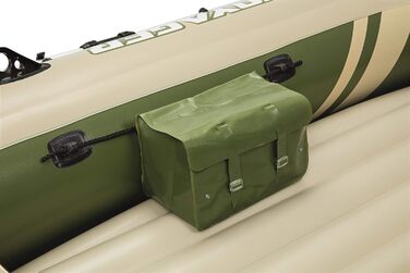 Надувний човен Bestway Hydro-Force Voyager 500 для 3 осіб, 348x141x48 см, комплект з веслами