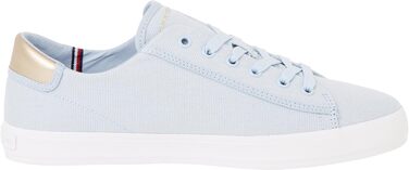 Кросівки жіночі Tommy Hilfiger Vulcanized Canvas, блакитні Breezy Blue, 39 EU
