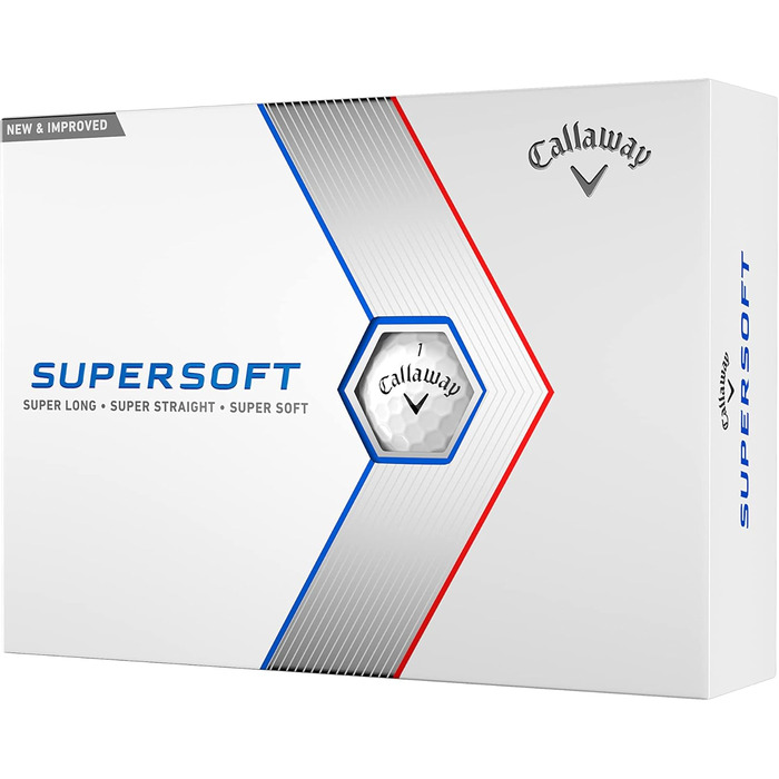 Гольф-м'ячі Callaway Supersoft 2023 білі